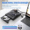 USB3.0 TYPE Multifunction External Mobile Drive CD DVD Burner,  Card, U Disk Player Read Speed CD Rom 24X CD-RW 3