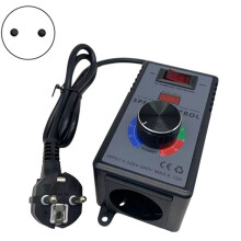 AC-Motordrehzahlregler, 220 V AC, EU-Eingang, Variabler Lüfterdrehzahlregler mit Überlastschutz, EU-Stecker