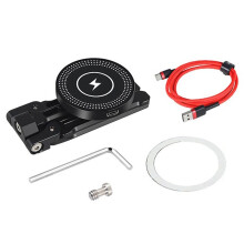 Multifunctionele Magnetische Draadloze Oplaad-Fotografiestandaard Opvouwbare Statief met Snelsluiting Handheld Selfie-Telefoonhouder, B