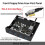PCI-E Till USB 3.0 PC Frontpanel USB-Expansionskort PCIE USB-Adapter 3,5 Tums Diskett Frontpanelsfäste PCI-E X1 Riser 4