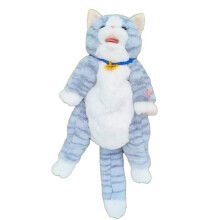 Bolsa para MuñEcas Mochila para Mascotas con SimulacióN de Gato, Bolsa de Felpa EléCtrica para Cantar Sensible Al Tacto,B