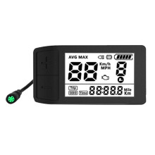 Electric Bike 500S Display 0-9 PAS Speed Indicator 24V 36V 48V for BBS01 BBS02 Mid Drive Motor Bicycle Ebike UART Meter