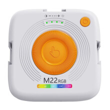 Ny M22 RGB Magnetiskt Fickljus Videokonferens Mobiltelefon Fyll Ljus Kamera Foto Livefotografering Live Light B