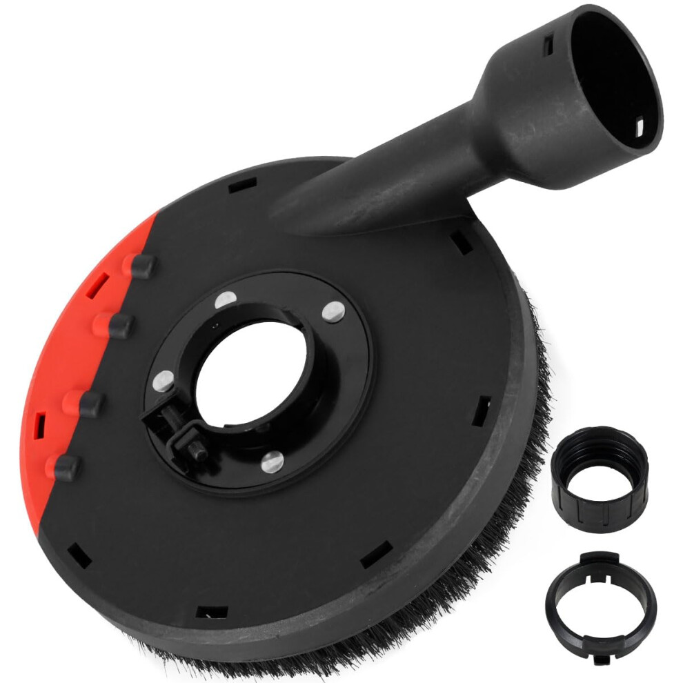 Angle Grinder Dust Shroud 100/125Mm Durable Black Dust Cover For Surface Grinding Hhd125 Compatible 9426802743920
