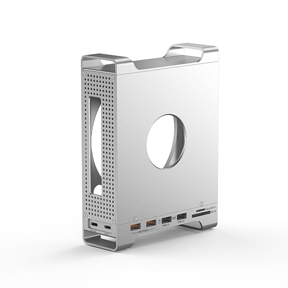 Usb C Hub M.2 Ssd Enclosure For Mac Mini M4/M4 Pro Stand Typec Dock Usb 3.2 Gen2 Sd 3.0 Tf 3.0 9189345455391