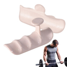 Weight Lifting Grips Silicone Trainer AntiSlip Portable Hand Grip For Deadlift Squat Pull Pink