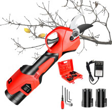 Cordless Electric Pruner 28mm Cutting Diameter, 3Ah Battery, Pruning Shears, Bonsai Pruner