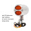 Doppelfarbige 12V Motorrad-LED-Blinker, universell 13