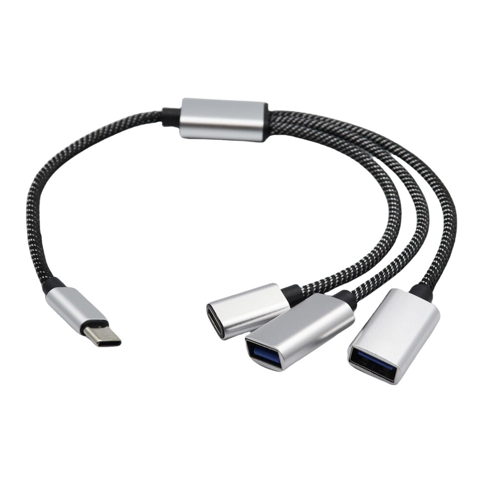 Usb C Splitter Cable Usb C Male To 3 Usb C Female Ports Extension Cord For Pc Speed Data Transfer 9426802744125
