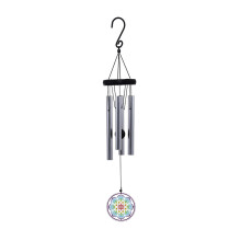 Windgong Outdoor 28 Inch 4 Roestvrij Aluminium Buizen-Mandala