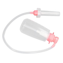 Portable Pink Vaginal Cleansing Douche 350ml, 17.5x7cm, Reusable