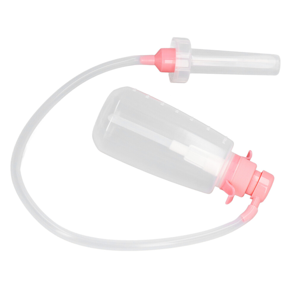 Pink Portable Vaginal Cleansing Douche 350Ml, 17.5X7cm, Reusable