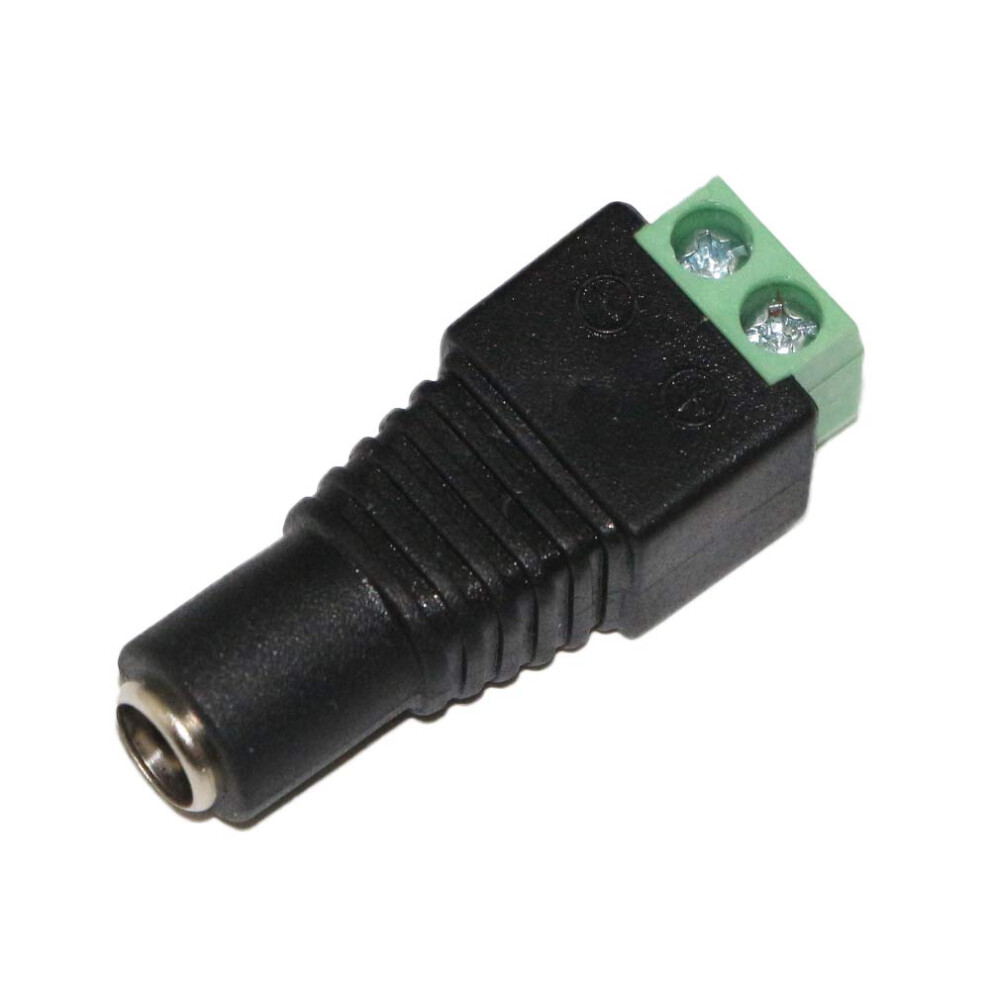 Coax Cat 5E Bnc Balun To Dc 2.1 * 5.5 Female Connector 50 Pieces Cctv Surveillance Camera Led Strip Compatible Light 9347817275711