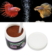 Nourriture saine pour poissons Betta 2,1 oz - Renforce naturellement la couleur et l'immunité