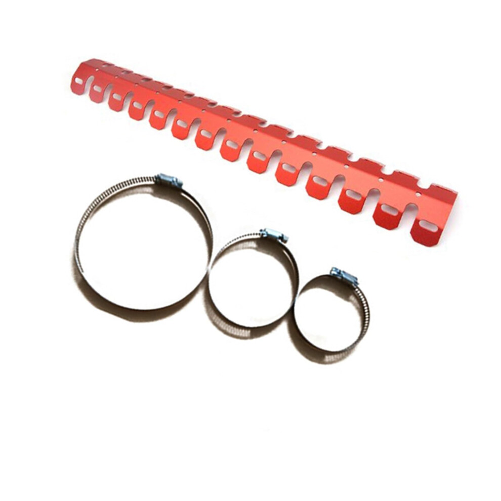 Exhaust Pipe Protector Cover For Yamaha Yz125 Yz250 Yz450f Yz250f And Honda Cr125 Cr250 Xr125, Metal Heat Shield Red 9382693983664