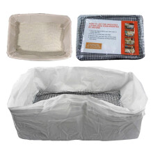 Cat Box Litter Box Drawstring Closure LeakProof Easy Cleanup Strong Material Large Size 18.5x14.17x6.69 Inches Handle