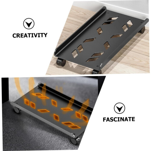Adjustable CPU Tower Stand with Wheels for PC Case Floor Holder Office and Home Use 2