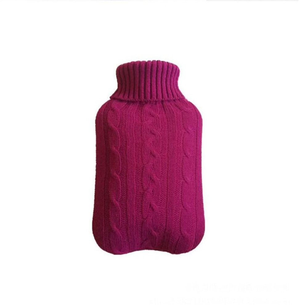 Hot Water Bottle Large Capacity With Knitted Cover, Reusable Hand Warmer, Winter Warmth