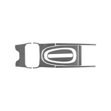 Garniture de Panneau de Levier de Vitesse et Porte-Gobelet en Fibre de Carbone pour Console Centrale pour Impala 2006-2013 (Accessoires pour