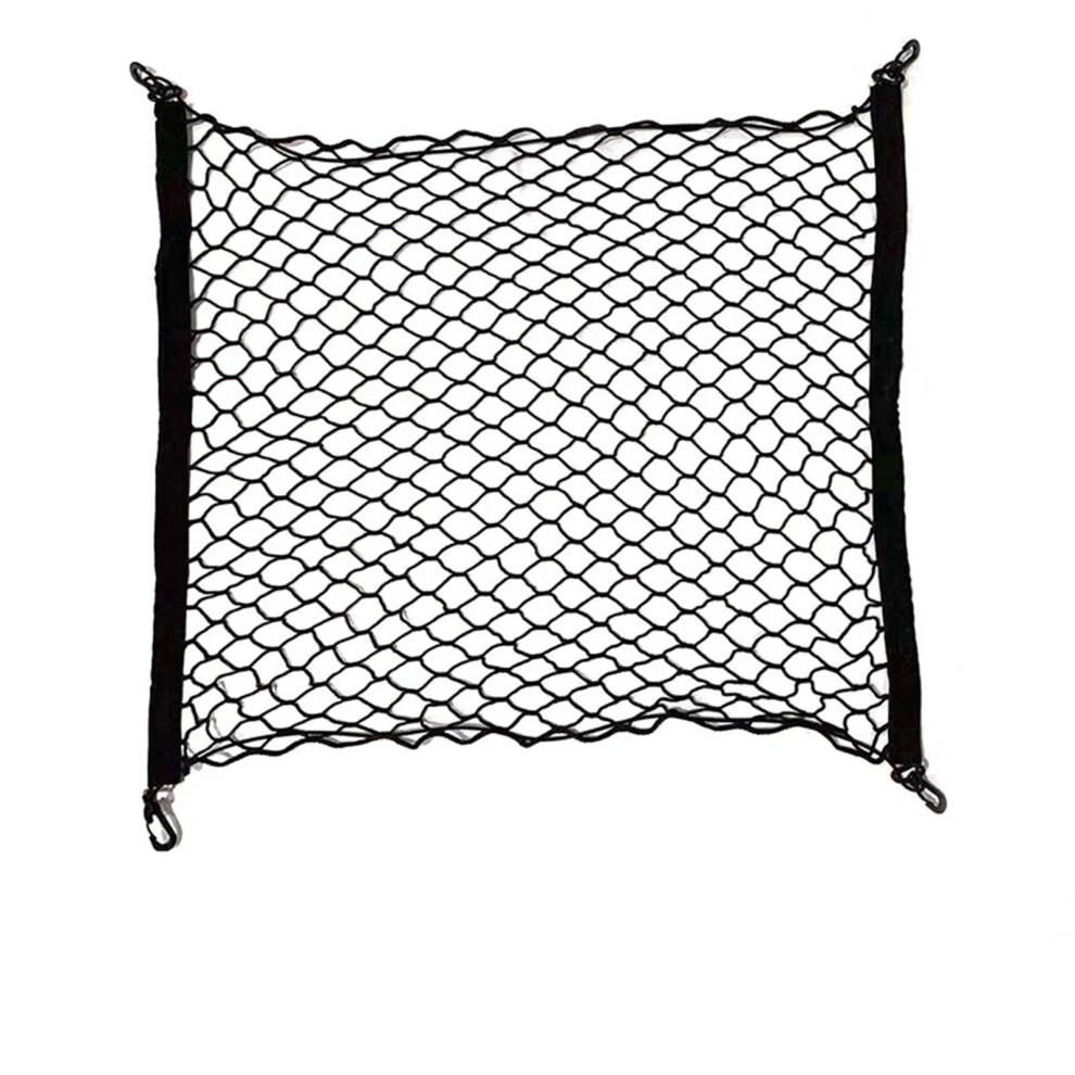 Car Mesh Elastic Nylon Rear Back Cargo Trunk Storage Organizer Luggage Net Holder Accessory 70X70cm Single Layer 9347817276541