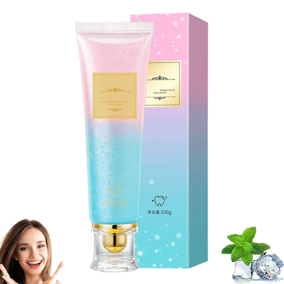 Niacinamide Whitening Toothpaste 100g For Sensitive Teeth Natural Niacinamide Bright Teeth Fresh Breath