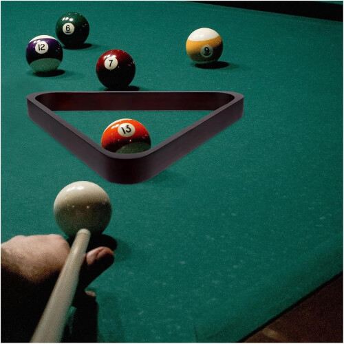 Billiard Ball Rack Pool Triangle Rack Table Black Stand Tripod 1