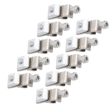 10 Pcs Solar Grounding Lugs Steel Clamp Kit