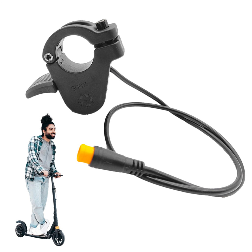 Ebike Thumb Throttle With M8 Connector, Replacement For Ebike Motor, Waterproof Compatible With M8 Scooter Controllers 9382693088499