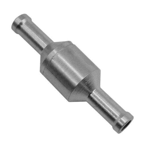 4st 6mm Backventil Broms Servo Booster No Return Inline Envägsventil Backventil Vakuumslang Aluminiumventil 1