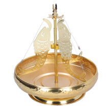 Brûleur d'encens doré au design unique, en acier inoxydable, finitions exquises, idéal pour les bureaux, les chambres, les saunas et les salles de