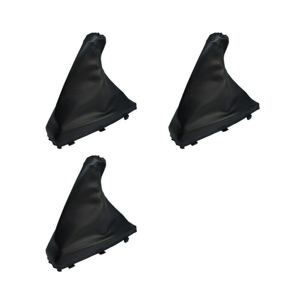 3X Parking Handbrake Gaiter Handbrake Boot Cover For Vectra B 1995-2002 Anti Slip Shift Knob Gaiter Boot Black 6031650265505