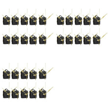 30Pcs 18mm Silent Movement Sets DIY Spindle Hands Wall Quartz Clock Movement Mechanism Repair Tools Part Clock Kit