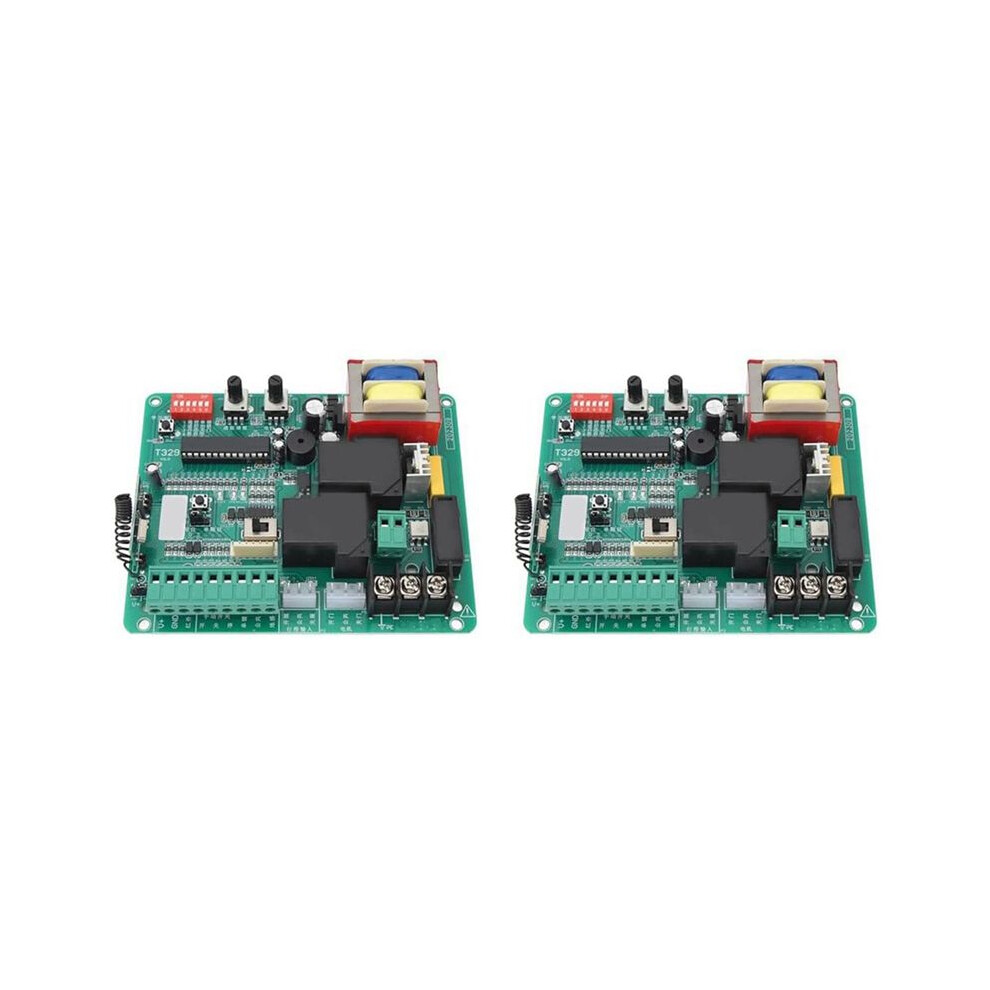 2X Circuit Control Board,Automatic Door Opener Control Board,Main Electronic Control Board For Sliding Gate Motor 220V 4711480557750