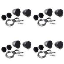 4 Set 3.5 Inch Car Midrange Speaker Base Car Horn Modified 3-Way Speaker Bracket Car 3-Way Frequency Mold Bracket