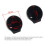 4 Set 3.5 Inch Car Midrange Speaker Base Car Horn Modified 3-Way Speaker Bracket Car 3-Way Frequency Mold Bracket 9