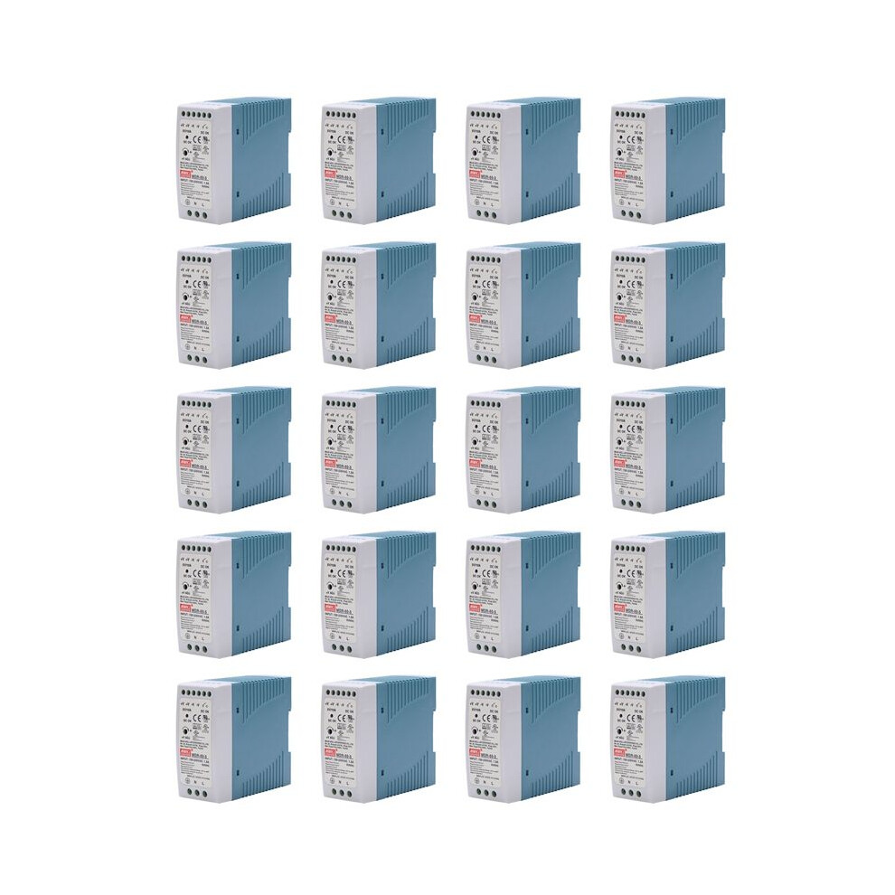 20X Mdr-60 5V 60W Din Rail Power Supply Ac- Driver Voltage Regulator Power Suply 110V 220V 4713705210457