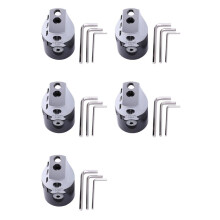 5pcs 2Inch 50Mm F1 Type Boring 12Mm Lathe Boring Bar Milling Holder for Mt2 Mt3 R8 Shank with Hex Wrenches