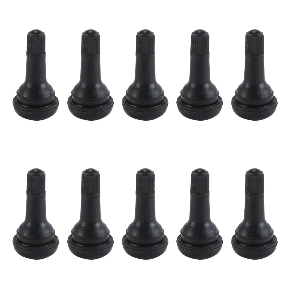 Rubber Tyre Valve Stem Tr415 Car Engine Wheel Snapin Replacement For Tubeless Rim Holes 10 Pcs 9189345456558