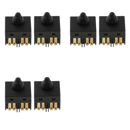 6Pcs Angle Grinder  Push Button  for 100Mm 4In Angle Grinder 100 Polisher Accessory Push Button