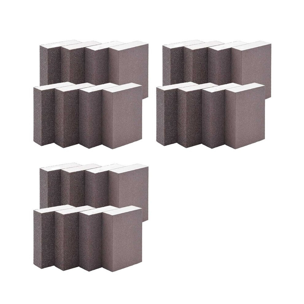 24Pack Sanding Sponges Coarse Fine Sanding Blocks In 60-220 Grits Sand Foam Sandpaper For Metal Wood Polish 4712143578884
