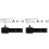 2X CNC Adjustable Module Mounting Frame Laser- Set for Laser- Focus for Laser-Machine Device Full Metal Black 1