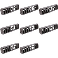 8X Gray Car Roof Top Side Air Conditioning Vent Outlet A/C Panel Grille Cover Install for Pajero V93 V97