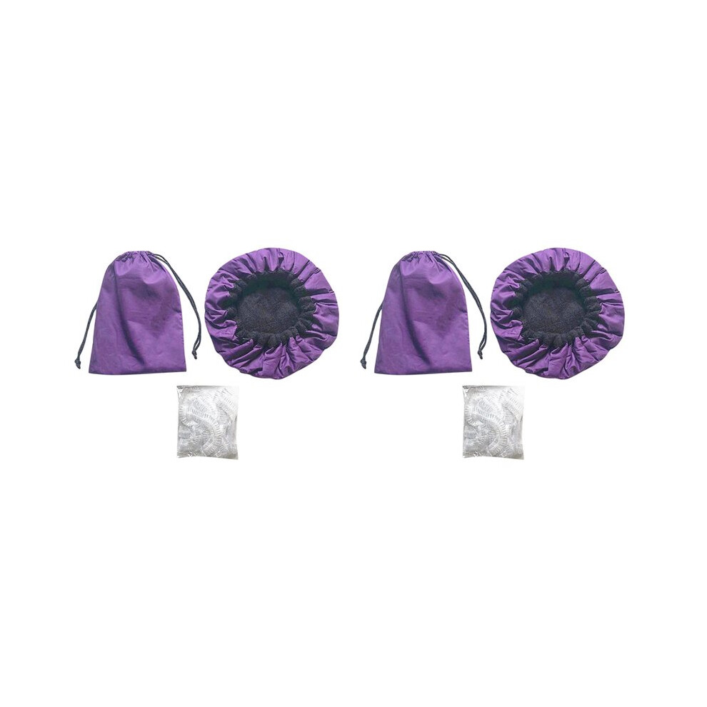 2X Flaxseed Care Cap Microwave Heating Steaming Cap Hair Care Baked Oil Cap Heating