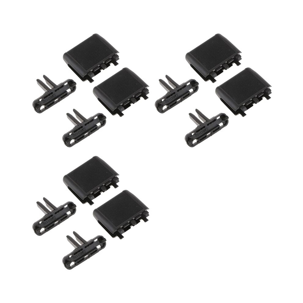 6Pcs Car Center Dash A/C Air Vent Outlet Tab Clip Repair Kit For Prado Lc150 2010-2017 4714214230073