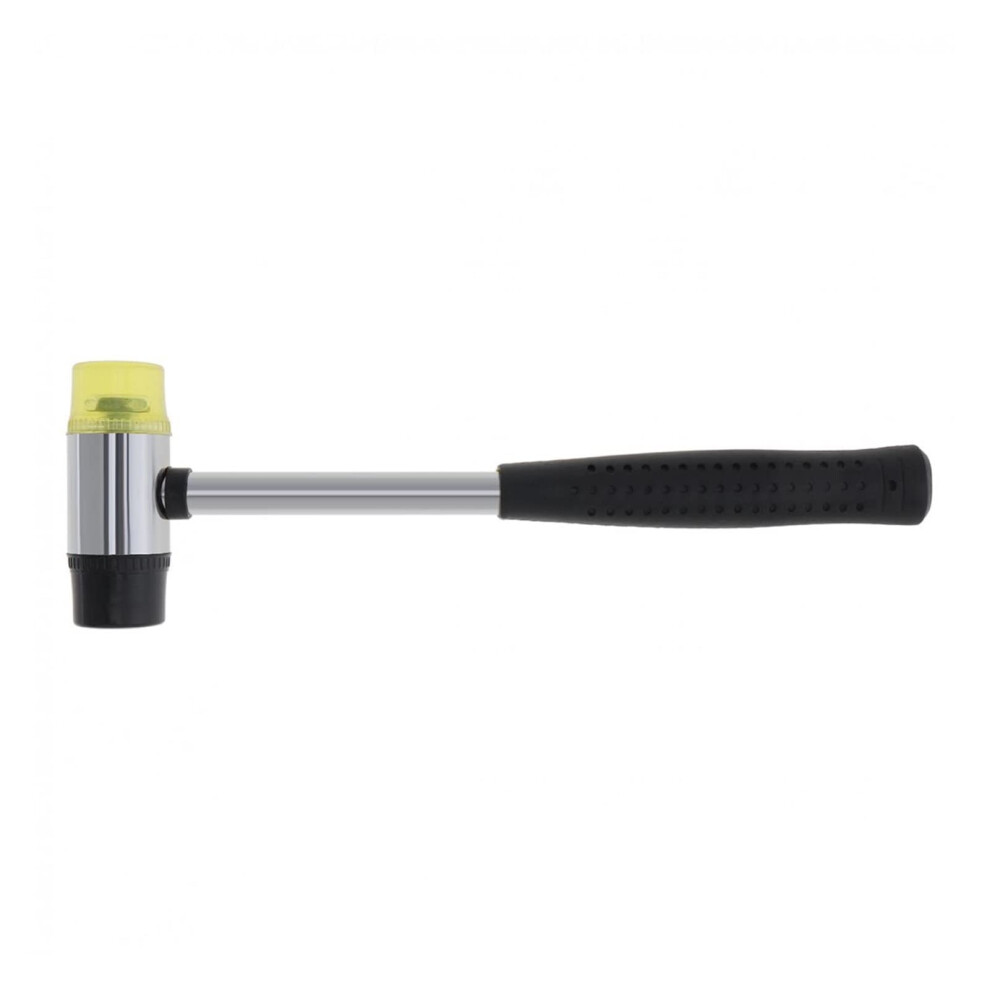 40Mm Rubber Hammer Doublefaced Round Head Nylon Handle Nonslip Grip Glazing Window Diy Hand Tool 9426802745795