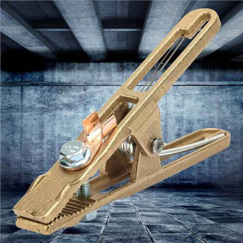 2X Machine Grounding Clamp TIG Welding Machine Brass Grounding Clamp (260A) 2