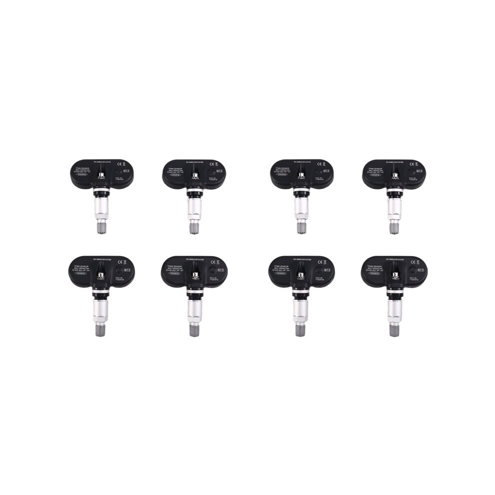 8Pcs Car Tpms Sensor Tire Pressure Sensor Monitoring System 3641100Xkz16a For Great Wall C50 H6 M6 2012-2018 Black 4714111633311