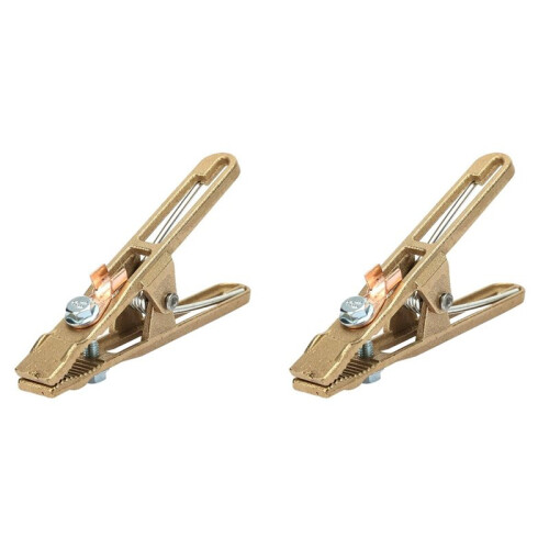 2X Machine Grounding Clamp TIG Welding Machine Brass Grounding Clamp (260A)