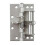 5X Automatic Door Closer Hinges for Cabinet Wardrobe Multi-Function Detachable Spring Hinges Silver 2