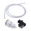 4X 16A Bath Tub Spa Waste Garbage Disposal Self-Lock Air  Push Button 7